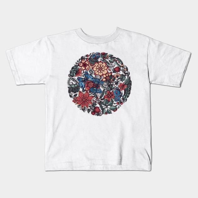 Circle of Friends in Colour Kids T-Shirt by micklyn